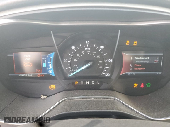 2014 Ford Fusion SE Hybrid with VIN 3FA6P0LU4ER106386, listed as a Copart auction lot 59627565 with 105,855 mi miles and Salvage title. Bid and sale history available at DreamBid. Image 9.
