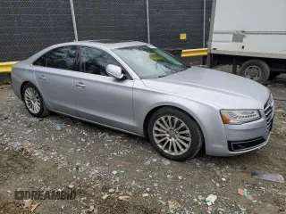 2015 Audi A8 4.0T with VIN WAUJ2AFD0FN006646, listed as a Copart auction lot 86164984 with 143,101 mi miles and Salvage title. Bid and sale history available at DreamBid. Image 4.