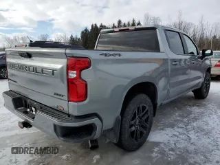 2024 Chevrolet Silverado 1500 RST with VIN 1GCPDEEK5RZ286141, listed as a Copart auction lot 45211725 with 11,951 mi miles and Salvage Title. Bid and sale history available at carsss.com. Image 3.