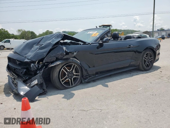 2018 Ford Mustang EcoBoost Premium with VIN 1FATP8UH9J5132529, listed as a Copart auction lot 60113095 with 109,405 mi miles and Salvage title. Bid and sale history available at DreamBid. Image 1.