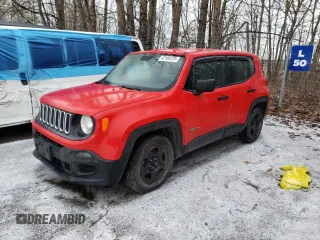 2017 Jeep Renegade Sport with VIN ZACCJAAH2HPE99359, listed as a Copart auction lot 42146125 with 49,872 mi miles and Clean Title. Bid and sale history available at DreamBid. Image 1.