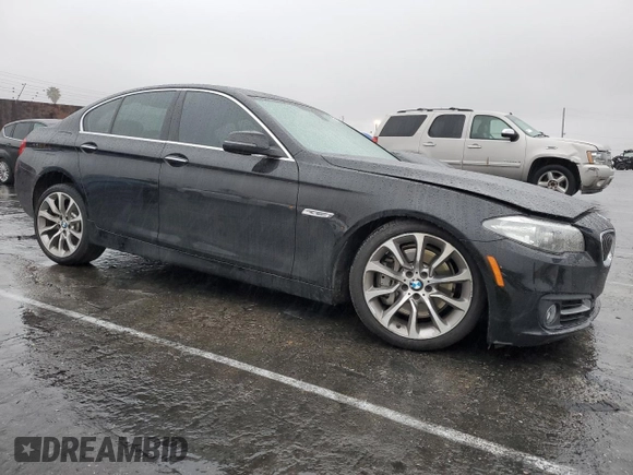 2016 BMW 5 Series 535i with VIN WBA5B1C57GG553787, listed as a Copart auction lot 48197155 with 72,781 mi miles and Salvage Title. Bid and sale history available at DreamBid. Image 4.