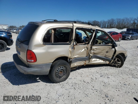 2000 Dodge Caravan SE with VIN 2B4GP44G2YR655543, listed as a Copart auction lot 42619794 with Not Provided miles and Salvage Title. Bid and sale history available at DreamBid. Image 3.