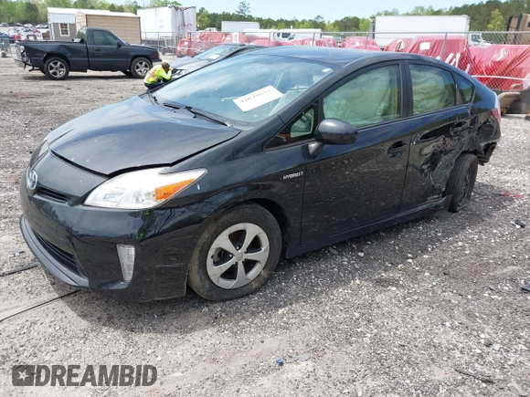 2015 Toyota Prius Four with VIN JTDKN3DU2F0445972, listed as a IAAI auction lot 42040633 with 153,890 mi miles. Bid and sale history available at carsss.com. Image 2.