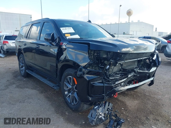 2024 Chevrolet Tahoe Z71 with VIN 1GNSKPKL9RR316256, listed as a IAAI auction lot 41467137 with 9,814 mi miles and . Bid and sale history available at DreamBid. Image 1.