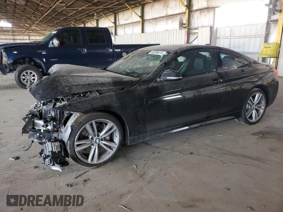 2017 BMW 4 Series 440i with VIN WBA4P1C52HK522572, listed as a Copart auction lot 66206474 with 70,384 mi miles and Salvage Title. Bid and sale history available at carsss.com. Image 1.