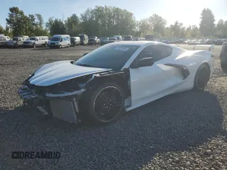 2023 Chevrolet Corvette 1LT with VIN 1G1YA2D40P5121108, listed as a Copart auction lot 72723454 with 13,079 mi miles and Salvage Title. Bid and sale history available at carsss.com. Image 1.