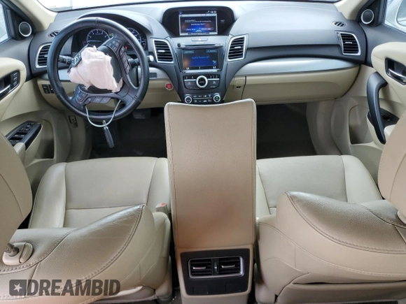2016 Acura RDX Advance with VIN 5J8TB3H77GL017415, listed as a Copart auction lot 58571325 with 100,784 mi miles and Salvage title. Bid and sale history available at DreamBid. Image 8.