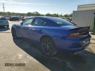 2022 Dodge Charger SXT with VIN 2C3CDXBGXNH189350, listed as a Copart auction lot 50158715 with 17,037 mi miles and Salvage Title. Bid and sale history available at DreamBid. Image 2.