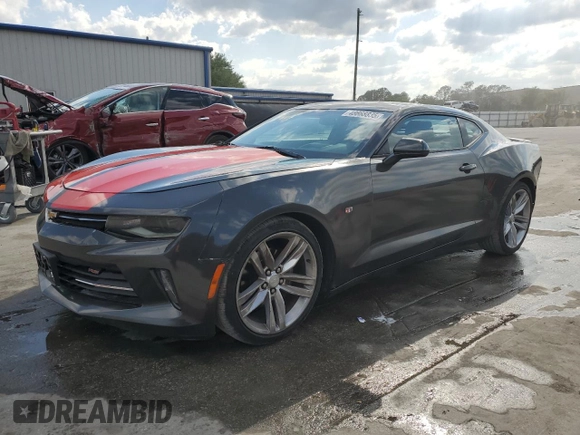 2018 Chevrolet Camaro 2LT with VIN 1G1FD1RXXJ0109421, listed as a Copart auction lot 48668835 with 98,775 mi miles and Salvage Title. Bid and sale history available at carsss.com. Image 1.