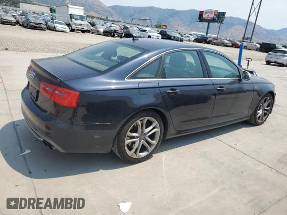 2013 Audi S6 Prestige with VIN WAUF2AFC6DN128504, listed as a Copart auction lot 61459994 with 116,393 mi miles and Salvage Title. Bid and sale history available at carsss.com. Image 3.