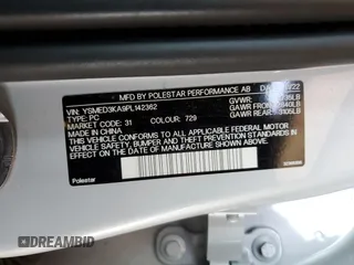 2023 Polestar 2 z VIN YSMED3KA9PL142362, wystawiony jako Copart lot #64635974 z przebiegiem 45 411 mil mil oraz Nie do naprawy. Historia ofert i sprzedaży dostępna na DreamBid. Obrazek 12.