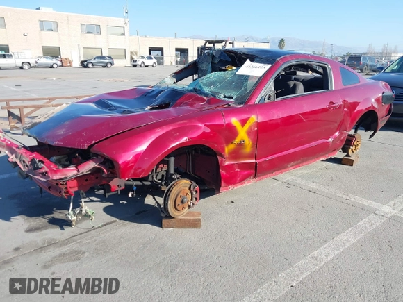 2007 Ford Mustang Deluxe with VIN 1ZVFT80N975298733, listed as a IAAI auction lot 41366125 with Not Provided miles and . Bid and sale history available at DreamBid. Image 2.