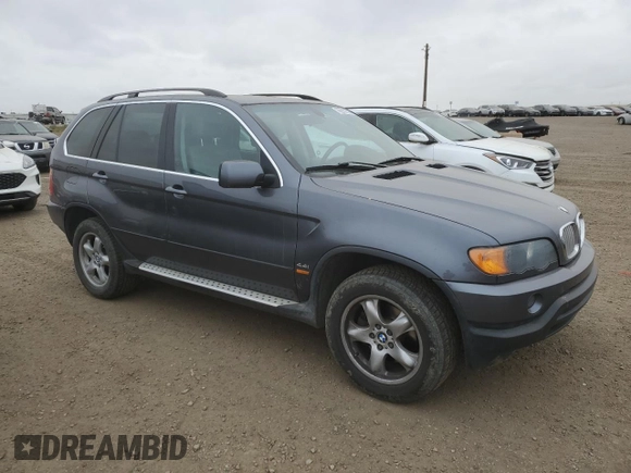 2003 BMW X5 4.4i with VIN 5UXFB33563LH39813, listed as a Copart auction lot 76931714 with 230,524 mi miles and Clean Title. Bid and sale history available at carsss.com. Image 4.