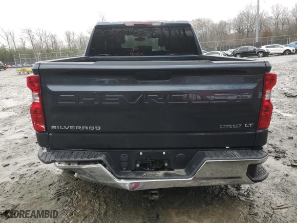 2022 Chevrolet Silverado 1500 LTD LT with VIN 1GCPYJEK6NZ196049, listed as a Copart auction lot 84913884 with 41,123 mi miles and Salvage Title. Bid and sale history available at carsss.com. Image 6.