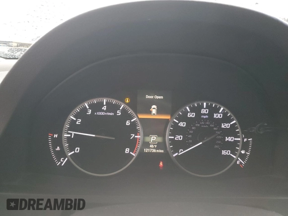 2016 Acura RDX Technology with VIN 5J8TB3H50GL010028, listed as a Copart auction lot 48180405 with 121,736 mi miles and Salvage Title. Bid and sale history available at DreamBid. Image 9.
