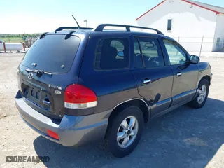 2005 Hyundai Santa Fe GLS with VIN KM8SC73E95U956010, listed as a IAAI auction lot 42134272 with 190,895 mi miles. Bid and sale history available at carsss.com. Image 4.