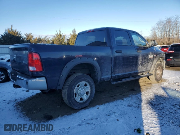 2014 Ram 2500 Tradesman with VIN 3C6TR5CT7EG134827, listed as a Copart auction lot 87057094 with 150,636 mi miles and Salvage title. Bid and sale history available at DreamBid. Image 3.
