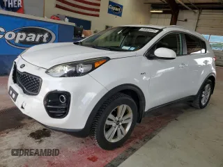 2017 Kia Sportage LX z VIN KNDPMCAC4H7163573, wystawiony jako Copart lot #59853485 z przebiegiem 131 287 mil mil oraz Szkoda całkowita • Salvage title. Historia ofert i sprzedaży dostępna na DreamBid. Obrazek 1.
