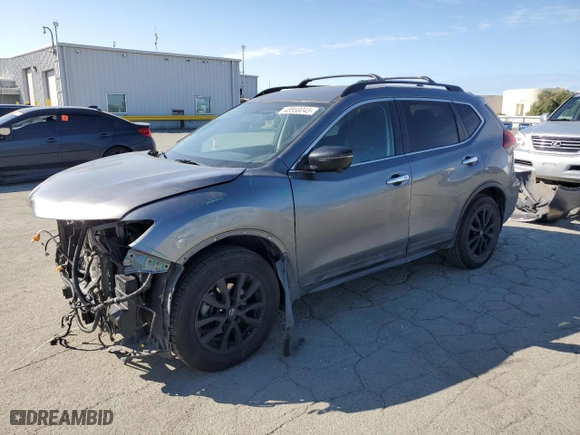 2018 Nissan Rogue SV with VIN 5N1AT2MT7JC727840, listed as a Copart auction lot 48558045 with 98,598 mi miles and Salvage Title. Bid and sale history available at carsss.com. Image 1.