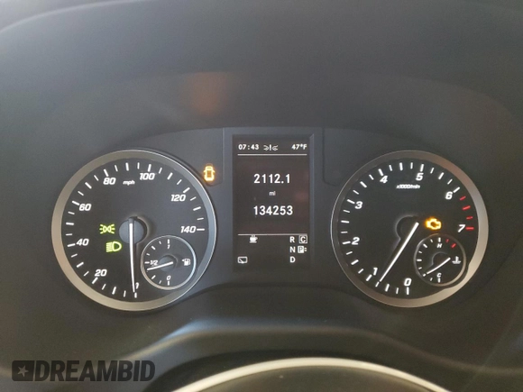 2020 Mercedes-Benz Metris with VIN W1WV0FEY8L3695293, listed as a Copart auction lot 46746414 with 134,253 mi miles and . Bid and sale history available at DreamBid. Image 9.