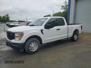 2021 Ford F-150 XL with VIN 1FTEX1CB3MKD68381, listed as a Copart auction lot 55253185 with 71,559 mi miles and Clean title. Bid and sale history available at DreamBid. Image 1.