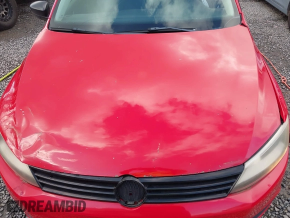 2012 Volkswagen Jetta Sedan S w/Sunroof with VIN 3VW2K7AJ2CM373655, listed as a IAAI auction lot 41943318 with 125,614 mi miles. Bid and sale history available at carsss.com. Image 10.
