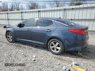 2015 Kia Optima LX with VIN 5XXGM4A79FG442675, listed as a Copart auction lot 52698895 with 136,600 mi miles and Non repairable. Bid and sale history available at DreamBid. Image 2.