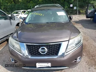 2015 Nissan Pathfinder Platinum with VIN 5N1AR2MM4FC603779, listed as a IAAI auction lot 42731531 with 103,385 mi miles and . Bid and sale history available at DreamBid. Image 6.