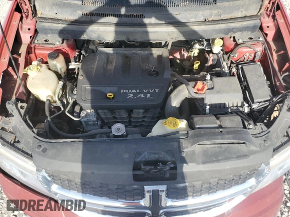 2014 Dodge Journey SE with VIN 3C4PDCAB1ET182547, listed as a Copart auction lot 58557934 with 168,374 mi miles and Salvage Title. Bid and sale history available at carsss.com. Image 12.