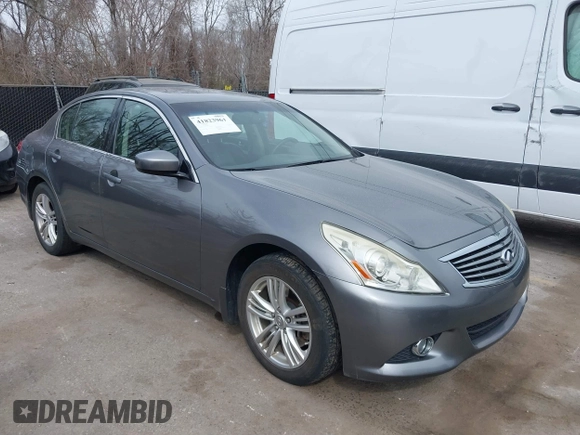 2011 Infiniti G37 x with VIN JN1CV6AR1BM407001, listed as a IAAI auction lot 41823961 with 106,664 mi miles. Bid and sale history available at carsss.com. Image 1.