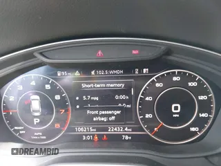 2018 Audi Q5 Premium Plus with VIN WA1BNAFYXJ2077049, listed as a IAAI auction lot 41908063 with 106,215 mi miles. Bid and sale history available at carsss.com. Image 7.