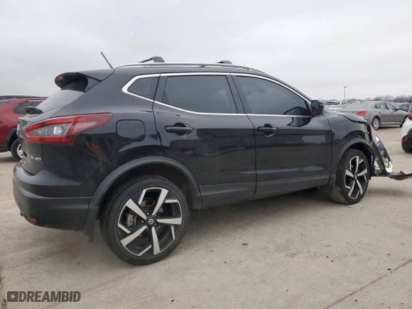 2021 Nissan Rogue Sport SL with VIN JN1BJ1CW4MW667543, listed as a Copart auction lot 43786125 with 49,996 mi miles and Salvage Title. Bid and sale history available at carsss.com. Image 3.