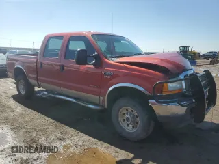 2001 Ford F-250 XL with VIN 1FTNW21F91ED51769, listed as a Copart auction lot 55328095 with 198,162 mi miles and Salvage title. Bid and sale history available at DreamBid. Image 4.