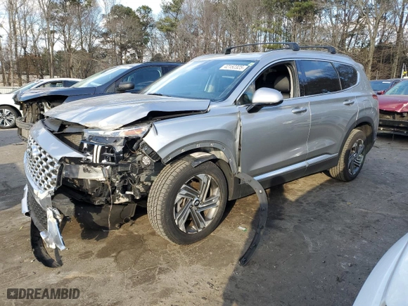 2022 Hyundai Santa Fe SEL with VIN 5NMS24AJ4NH434768, listed as a Copart auction lot 42152325 with 59,230 mi miles and Salvage Title. Bid and sale history available at carsss.com. Image 1.