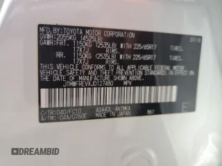 2018 Toyota RAV4 XLE z VIN JTMWFREVXJD127480, wystawiony jako Copart lot #61004625 z przebiegiem 33 179 mil mil oraz Szkoda całkowita • Salvage title. Historia ofert i sprzedaży dostępna na DreamBid. Obrazek 13.