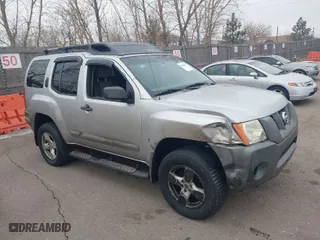 2005 Nissan Xterra S with VIN 5N1AN08WX5C653161, listed as a IAAI auction lot 41503237 with 241,056 mi miles. Bid and sale history available at carsss.com. Image 1.