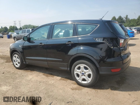2017 Ford Escape S with VIN 1FMCU0F76HUB39927, listed as a Copart auction lot 59584245 with 68,117 mi miles and Salvage title. Bid and sale history available at DreamBid. Image 2.
