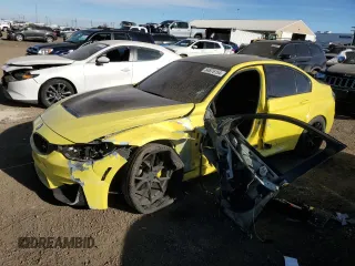 2016 BMW M3 with VIN WBS8M9C55G5G41575, listed as a Copart auction lot 84676154 with 68,252 mi miles and Salvage Title. Bid and sale history available at carsss.com. Image 1.