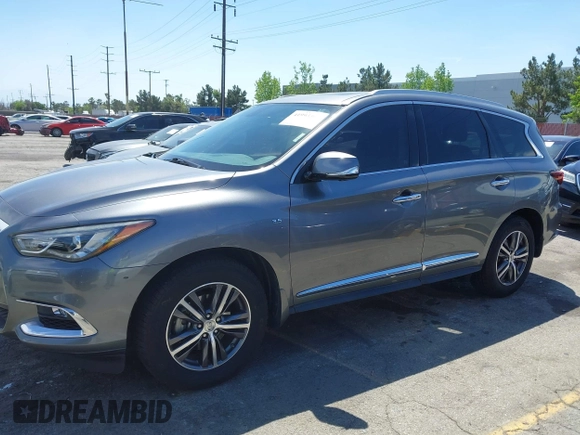 2018 Infiniti QX60 with VIN 5N1DL0MN8JC517525, listed as a IAAI auction lot 41993307 with 38,130 mi miles and . Bid and sale history available at DreamBid. Image 14.