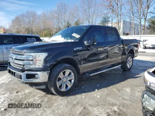 2018 Ford F-150 XL with VIN 1FTEW1EG0JFB07905, listed as a Copart auction lot 43065005 with 132,923 mi miles and Salvage Title. Bid and sale history available at carsss.com. Image 1.