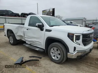 2024 GMC Sierra 1500 with VIN 3GTNUAED8RG389622, listed as a Copart auction lot 49223865 with 9,783 mi miles and Salvage Title. Bid and sale history available at DreamBid. Image 4.