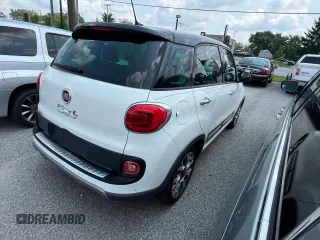 2014 FIAT 500L Trekking with VIN ZFBCFADH8EZ007074, listed as a Copart auction lot 83749514 with 81,997 mi miles and Clean Title. Bid and sale history available at carsss.com. Image 4.