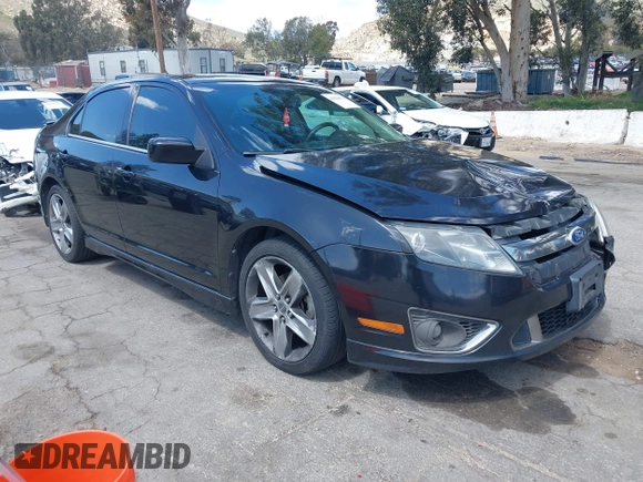2011 Ford Fusion SPORT with VIN 3FAHP0KC0BR155730, listed as a IAAI auction lot 41926014 with 183,390 mi miles. Bid and sale history available at carsss.com. Image 1.