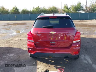 2018 Chevrolet Trax LT with VIN 3GNCJLSB5JL307086, listed as a IAAI auction lot 41941778 with 109,985 mi miles and . Bid and sale history available at carsss.com. Image 16.