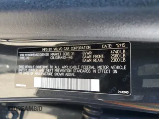 2016 Volvo V60 T5 Drive-E Premier with VIN YV140MEK6G1313426, listed as a Copart auction lot 85919554 with 121,818 mi miles and Salvage Title. Bid and sale history available at carsss.com. Image 12.