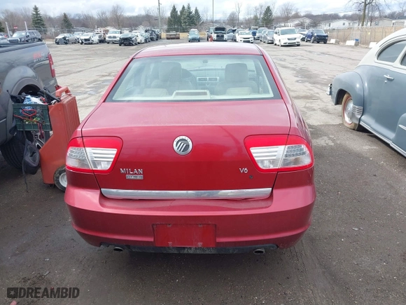 2007 Mercury Milan Premier with VIN 3MEHM08187R606997, listed as a IAAI auction lot 41661570 with 140,969 mi miles. Bid and sale history available at carsss.com. Image 16.