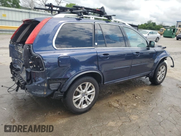 2013 Volvo XC90 Premier Plus with VIN YV4952CZ0D1643752, listed as a Copart auction lot 58782365 with 122,850 mi miles and Salvage title. Bid and sale history available at DreamBid. Image 3.