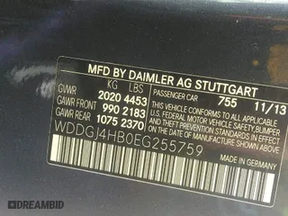2014 Mercedes-Benz C-Class C 250 with VIN WDDGJ4HB0EG255759, listed as a IAAI auction lot 41967935 with 146,275 mi miles. Bid and sale history available at carsss.com. Image 9.