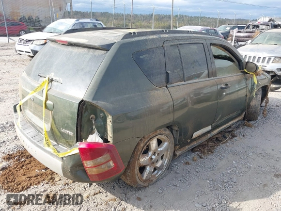 2007 Jeep Compass Limited with VIN 1J8FF57W17D236166, listed as a IAAI auction lot 40618823 with 1 mi miles. Bid and sale history available at carsss.com. Image 4.
